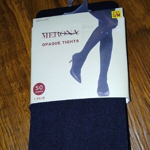 Merona Black Opaque Tights - 50 Denier